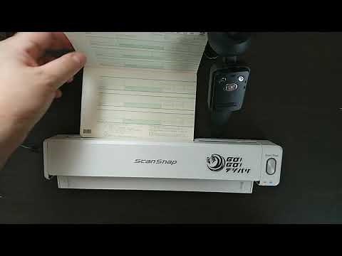 iX100で通帳をスキャン