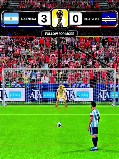 Argentina vs Cape Verde | Lionel Messi | Today's Match Highlights | Fifa World Cup 2026