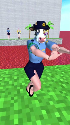 Cat, Cow cute Vs Dog cute? Which animal can brave the lava and cross the breaking bridge? #cat #dog