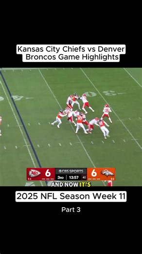 Kansas City Chiefs vs Denver Broncos Game Highlights | 2025 NFL Season Week 11#chiefs #nfl #hightlight #kansas #fyp