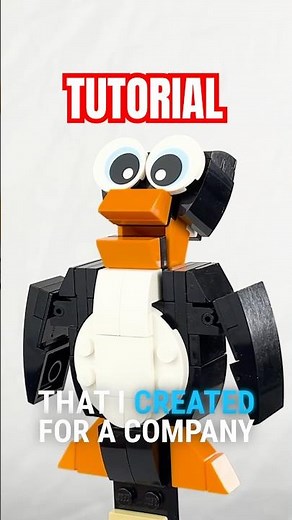 Penguin Puppet Tutorial (BrickLoot Colab) #brickloot #penguin #moc