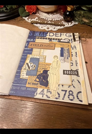 Field Notes | Creative art journaling #asmrjournal #journalwithme #creativejournal #journalsay #scrapbooking