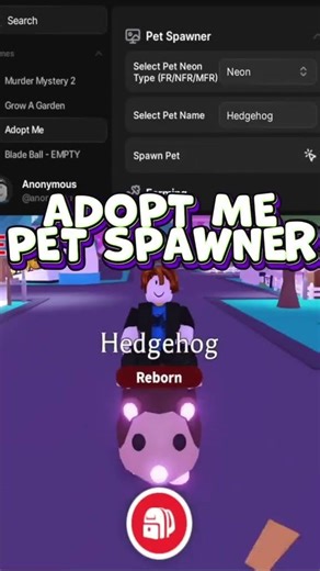 🧠 DARK SPAWNER 🧠 INSANE Adopt Me Script Pet Spawner GUI
