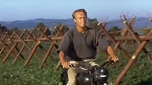 990K views · 10K reactions | Born today in 1930, Steve McQueen accepted the role of Hilts, 'The Cooler King', in 1963's The Great Escape, on the condition that he got to show off his motorcycle skills. But was that McQueen on the bike when Hilts jumps the 5-foot fence? Answer at the end of the video! ️ | Vintage Geek | Facebook
