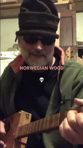 Norwegian Wood (cover) 3 string guitar 💀#cover#beatles