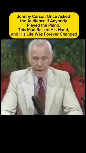 102K views · 425 reactions | Johnny Carson Once Asked the Audience if Anybody Played the Piano. This Man Raised His Hand, and His Life Was Forever Changed | Family Time | Facebook