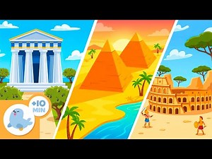 Ancient Greece, Egypt, and Rome 🏺🌍 HISTORY for Kids