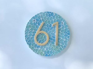 Custom Mosaic Address Number - Etsy