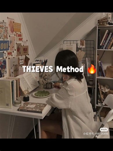THIEVES study method 🔥📚#studentlife#motivation #studymotivation#study#studywithme#education#exam