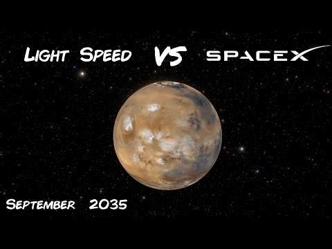 Mars at the Speed of Light: How Fast Is It Really?