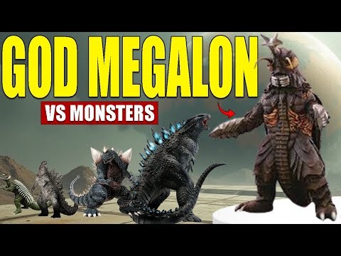 Megalon VS All Monsters | 3D Monsters Size Comparsion 2025