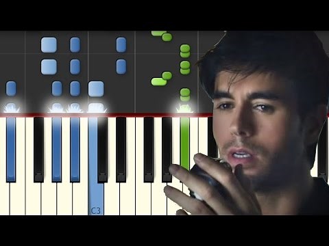 El Perdedor / Enrique Iglesias / Piano Tutorial / Notas Musicales