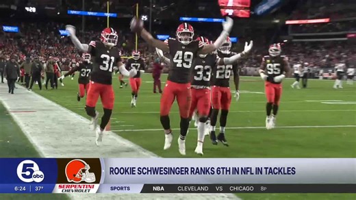 What makes Browns LB Carson Schwesinger a tackling beast