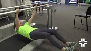 Have you ever tried inverted rows? In this week's #WednesdayWorkout, Katie shows us the proper form for the exercise that'll get your upper back muscles in tip top shape! | Intermountain St. Vincent Regional Hospital