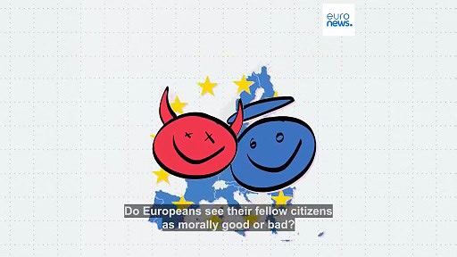Do Europeans see their fellow citizens as morally good or bad?