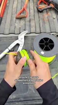 Comment changer la bobine de ton rotofil ! 🌿 #paysagiste