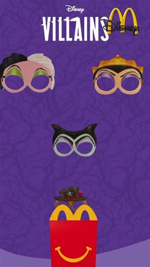 Complete Set of Disney Villains Happy Meal Toys ✅