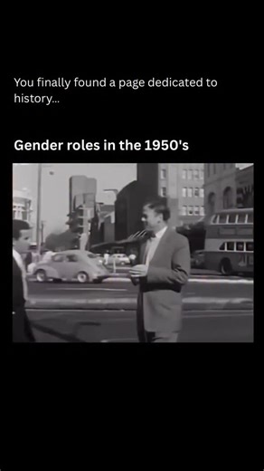 Daily History | Follow @dailyhistoryvids to learn something new every day 📚✨ In the 1950s, gender roles were heavily shaped by the post–World War II push... | Instagram