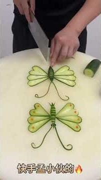 How to Make Creative Cucumber Art with Easy Knife Tricks for Stunning and Satisfying Food Decor