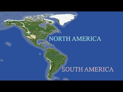 North and South America in Minecraft - (Minecraft Map)