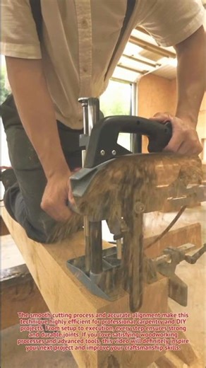 Perfect Mortise Cutting with Power Tool | Satisfying Woodworking
