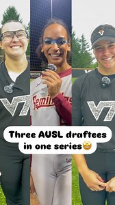 3.2K views · 349 reactions | Three future pros in one ACC series Florida State vs. Virginia Tech featured 3 of the 12 AUSL college draftees the same weekend they found out their teams. Congratulations to Emma Lemley (Blaze), Michaela Edenfield (Volts), and Cori McMillan (Bandits)! | D1Softball | Facebook