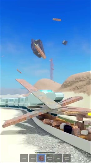 Bullet Train CRASH! Who Did This Chaos #roblox #amazingroblox #robloxfunny