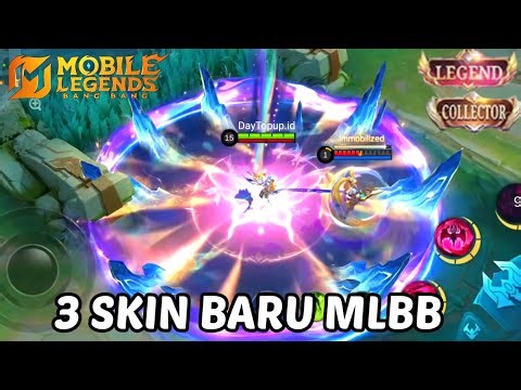 GAMEPLAY 3 SKIN BARU ! ALICE COLLECTOR, LEGEND LESLEY REVAMP, STARLIGHT OBSIDIA