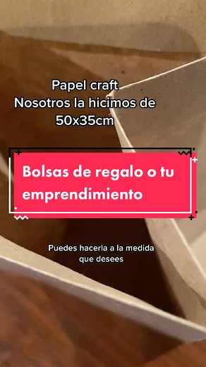 Cómo hacer una bolsa de papel craft