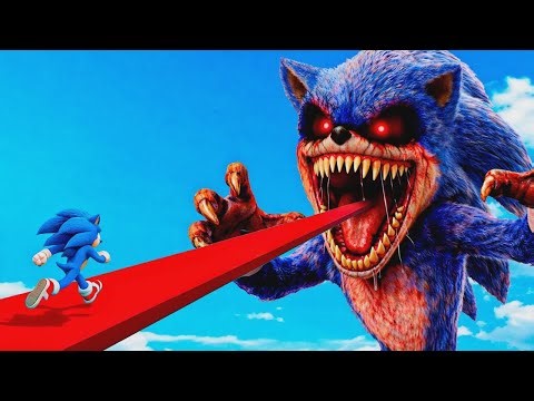 J'entre dans Sonic.exe sur GTA 5 ! (mod Sonic.exe)