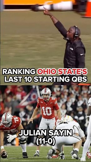 Last 10 Ohio State Football QB Rankings #osu #ohiostate #collegefootball #nfl #nflfootball