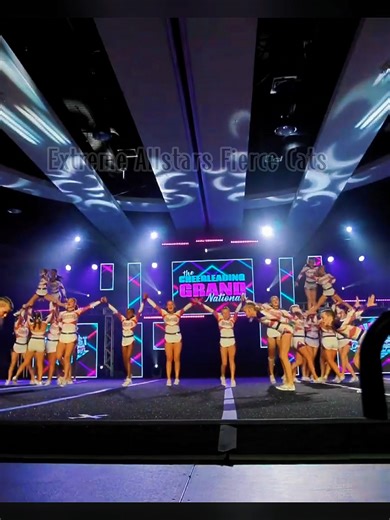 Extreme Allstars Fierce Cats #cheerleader #cheer #cheerleading #stunt #sports #fyp #fypシ