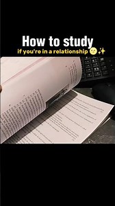 How to study if you're in a relationship 🌝✨?(Read comments)‼️ #studytips #relationship #studygram