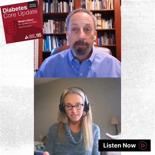 🚨 NEW special #podcast In this Special Edition: What’s Next – An Update on Beta Cell Function, Neil Skolnik, featuring Dr. Melena Bellin, covers the latest updates on beta cell function and its role in the early detection of #T1D. 👂 Listen now at: bit.ly/3M9TpnM. | American Diabetes Association – DiabetesPro