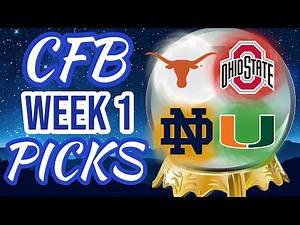 College Football *Week 1* Picks & Predictions | 2025