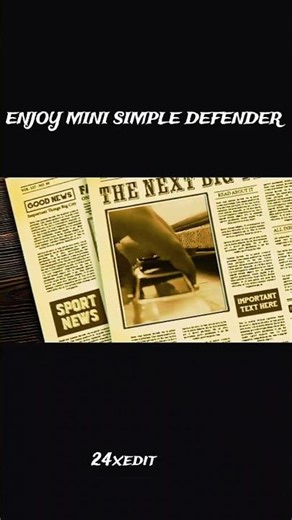 MINI DEFENDER SIMPLE EDIT #subscribe
