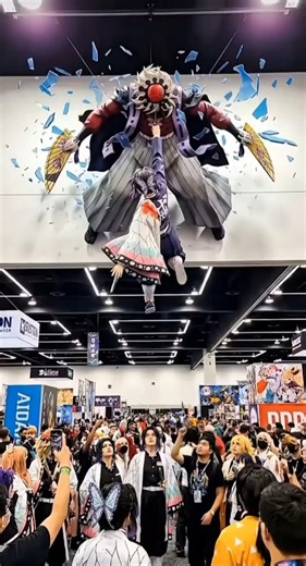 Classic scenes from the Infinity Castle come to life? #demonslayer #shinobu #doma #tanjiro #giyuu