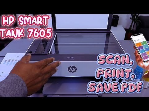 How To Scan with HP Smart Tank Printer, Print and Save PDF