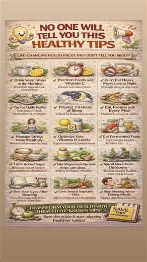 No One Will Tell You These Healthy Tips (15 Life-Changing Health Hacks You Need to Know)