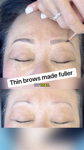 Achieving Natural-Looking Fuller Thin Brows