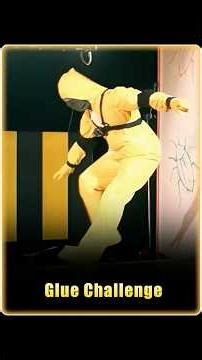 How Many Steps Can You Run on a Glue Track? #foryou #shorts #challenge