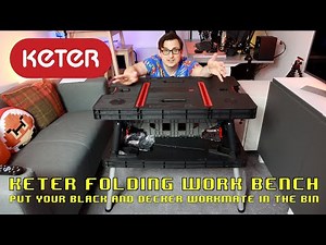 Checking out the Keter Folding Work Bench in 2022 - Forget the 'Workmate' - this is what you need!