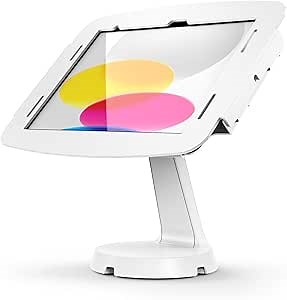 Compulocks iPad 10th-11th (A16) Gen Space Enclosure Mast Counter Stand - White