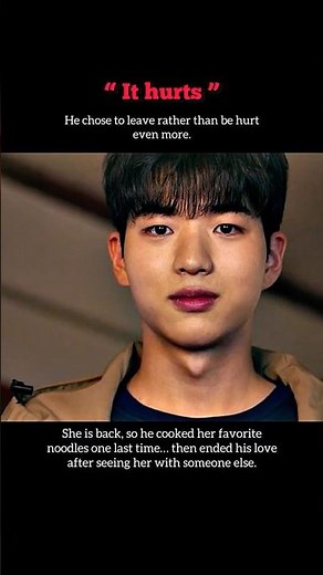 He choose to leave rather than to be hurt 😔 #headoverheels #kdrama