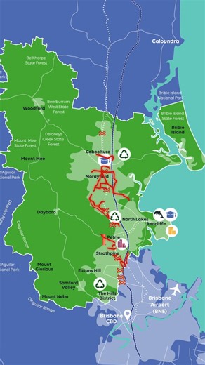This is what happens when we don't deal with rail level crossings. There are a few of them across Moreton Bay and the one in Narangba is one of the worst. It's now in full colour in Moreton Bay's City of Tomorrow Strategy - A top priority for our city. Next priority is to get into detailed planning and go to the State and Federal governments for funding to fix this bottle neck! https://www.moretonbay.qld.gov.au/Services/Reports-Policies/Plans/Advocacy-Plan | Ellie Smith - Independent