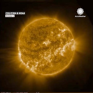 🌞🌑 Watch the moon dance in front of the sun during last night's annular eclipse! 🌎✨ | AccuWeather