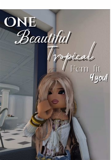 One beautiful tropical outfit for you! 🍹|| REPOST! || Don’t flop 🙃 || #berryavenue #fyp #berryavenuefitcodes #outfitinspo #roblox #tropical #berryavenuecodes #dontletthisflop #blowup