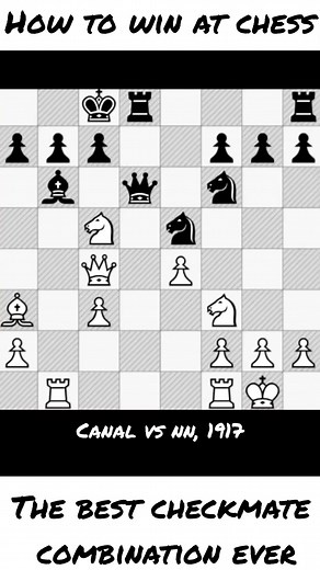 The best checkmate combination ever #Chess | Chess Odyssey