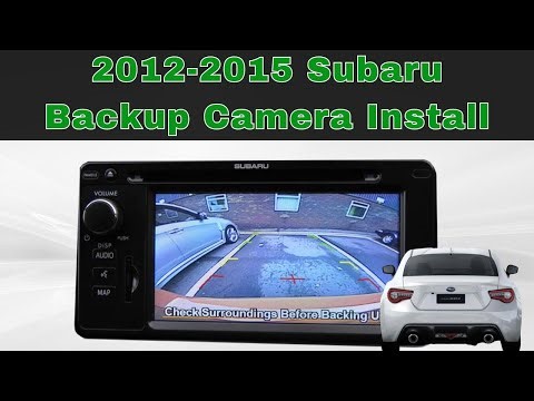 Subaru Backup Camera Installation