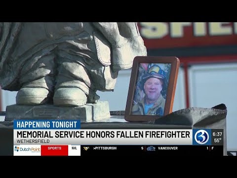 VIDEO: Memorial ceremony set to honor firefighter killed in the line of duty